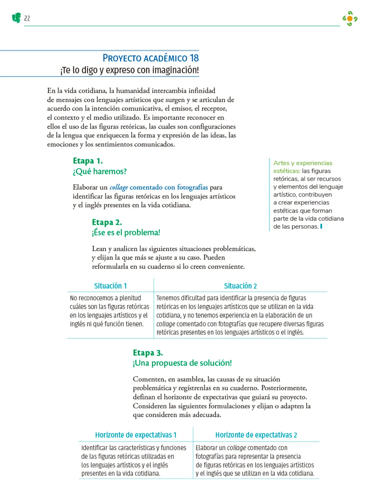 Página 23 de Colección Nanahuatzin. Nuestro libro de Proyectos.  Tomo II.  Libro de Educación Telesecundaria Grado 3°  Ciclo Escolar 2025 - 2026