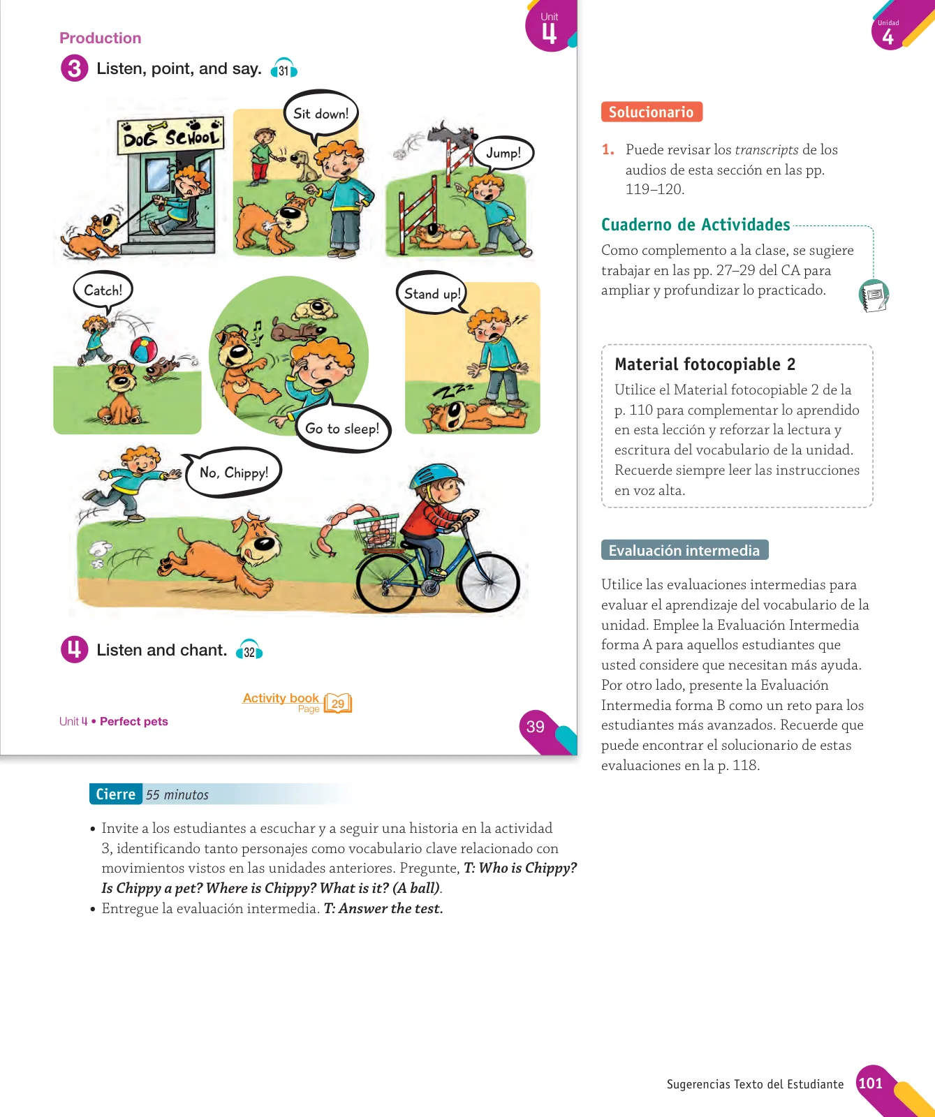 Página 103 de Inglés – Primero Básico | Student’s Book MINEDUC – Descargar PDF · 2024
