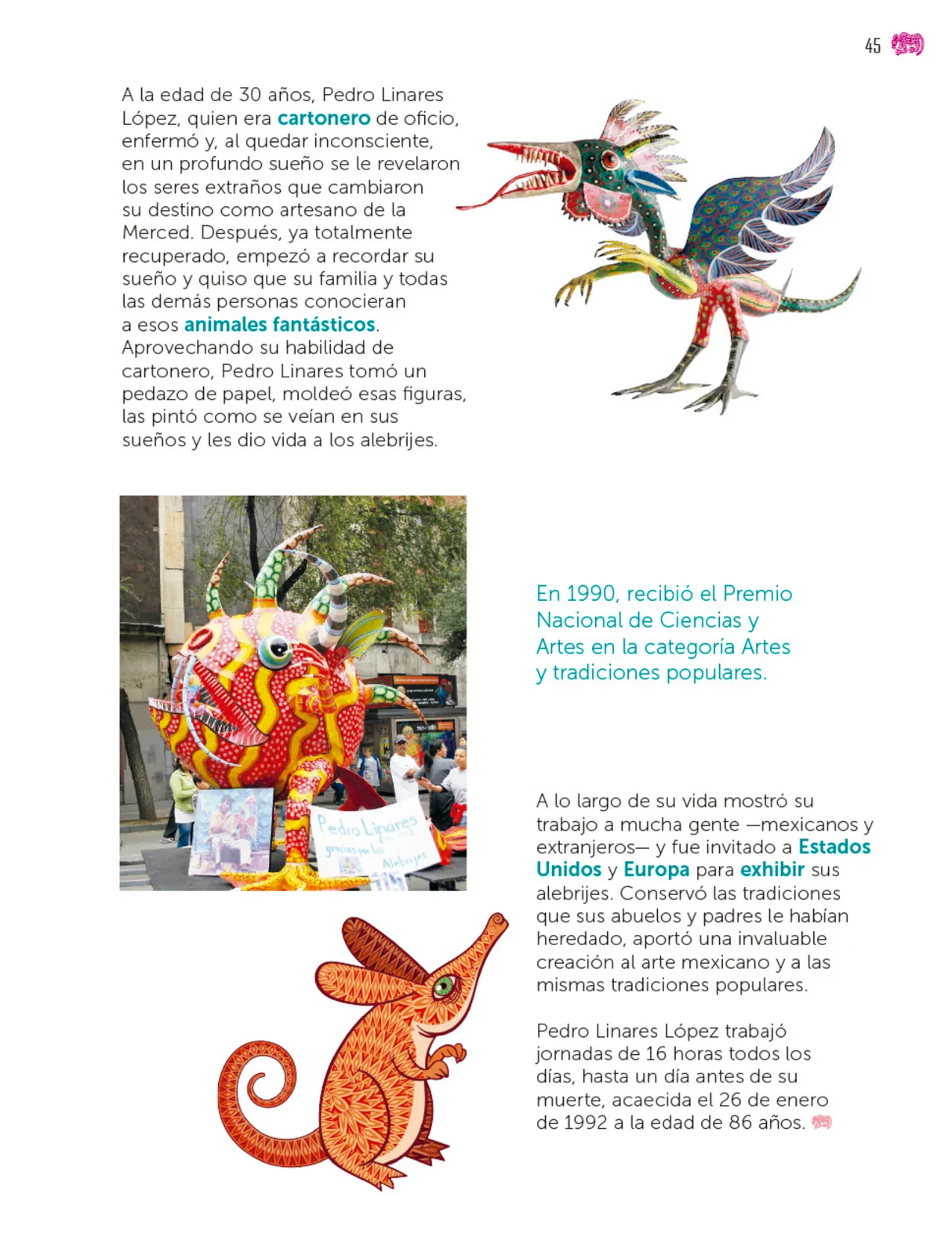 Miniatura página 46 de Colección Sk´asolil. Múltiples lenguajes.   Libro de Educación Secundaria Grado 2°  Ciclo Escolar 2025 - 2026