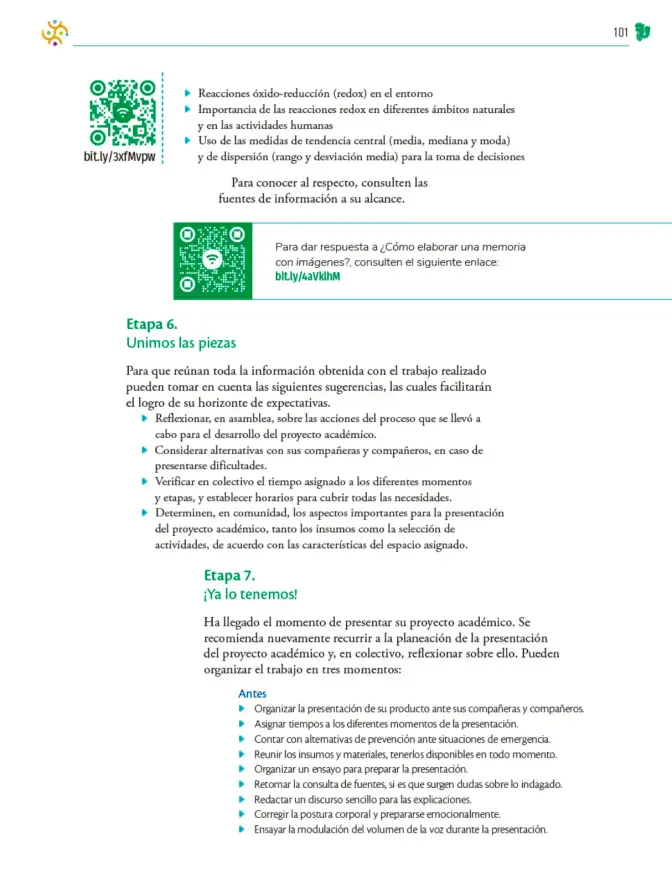 Página 102 de Colección Nanahuatzin. Nuestro libro de Proyectos. Tomo III. Libro de Educación Telesecundaria Grado 3° Ciclo Escolar 2025 - 2026