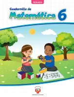 Portada de Cuadernillo de Matemática 6, sexto grado de Primaria ﻿ · 2023