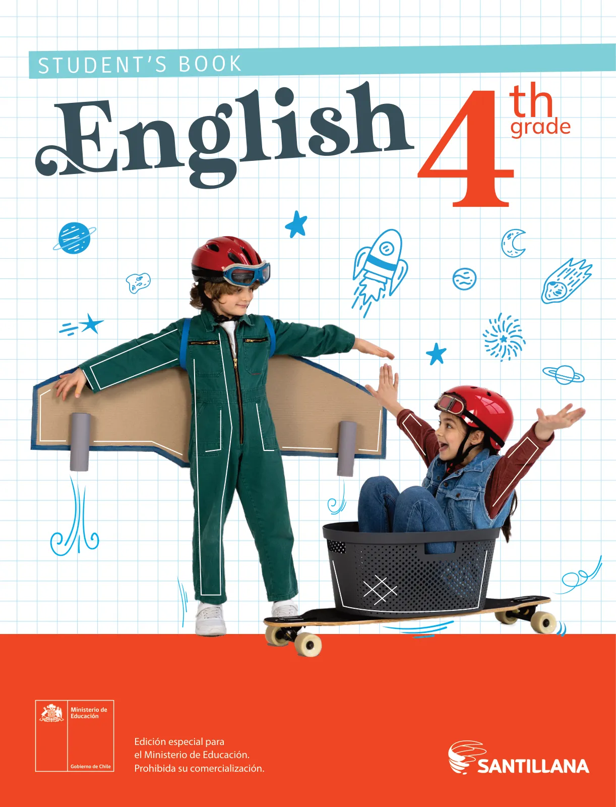 Portada de Inglés – Cuarto Básico | Texto del Estudiante MINEDUC – Descargar PDF · 2024