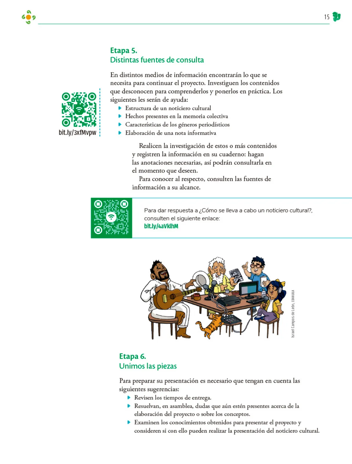 Miniatura página 16 de Colección Nanahuatzin. Nuestro libro de Proyectos.  Tomo III.  Libro de Educación Telesecundaria Grado 3°  Ciclo Escolar 2025 - 2026