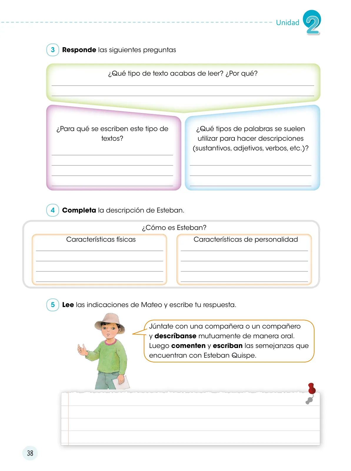 Miniatura página 39 de Comunicación 5 : cuaderno de trabajo para quinto grado de Educación Primaria 2019 · 2019