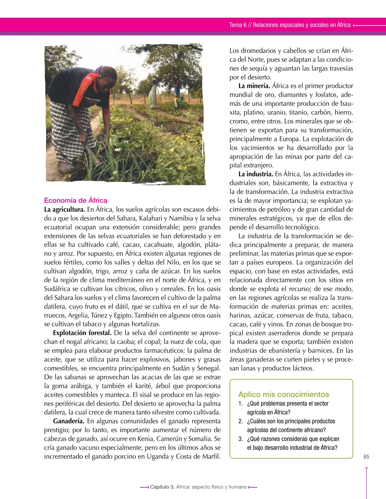 Miniatura página 65 de Ciencias Sociales 8° · Secundaria Activa