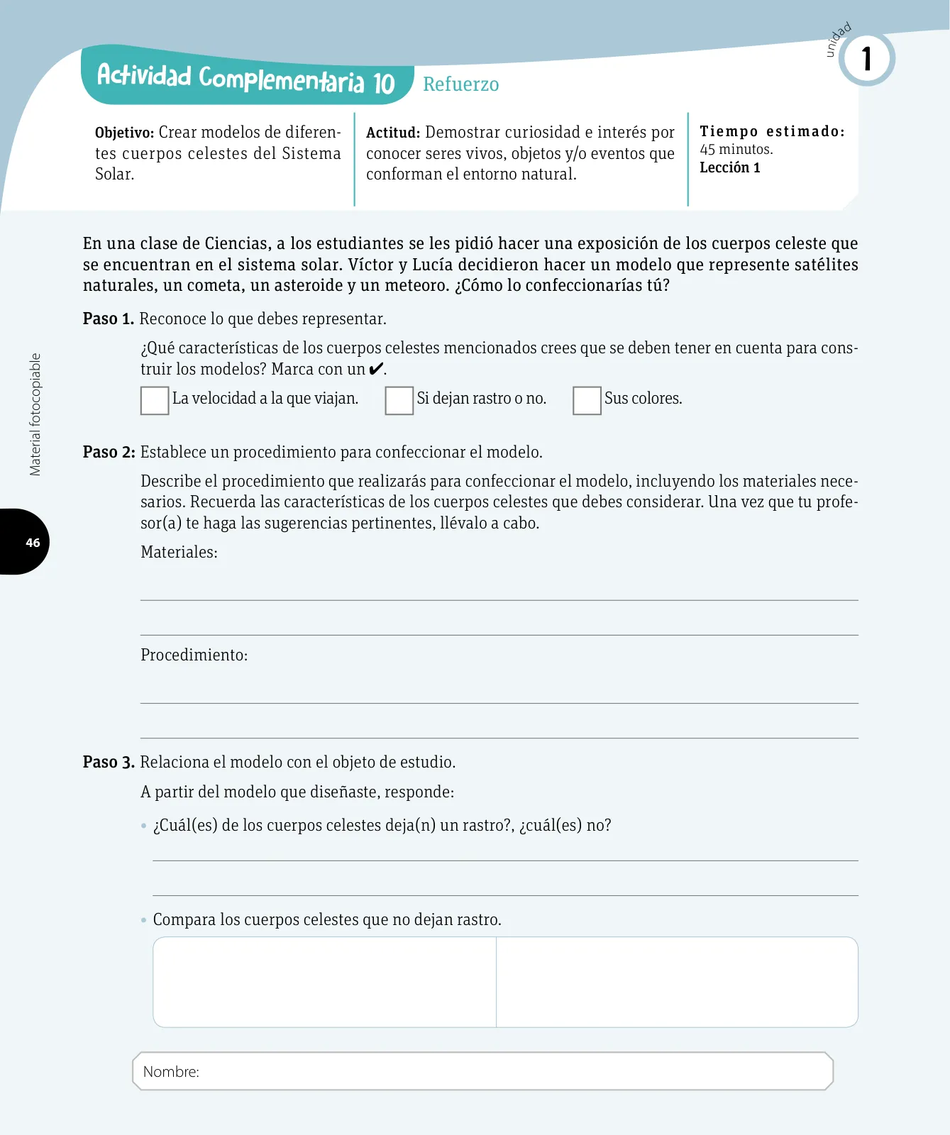 Página 67 de Ciencias Naturales – Tercero Básico | Texto del Estudiante MINEDUC – Descargar PDF · 2024