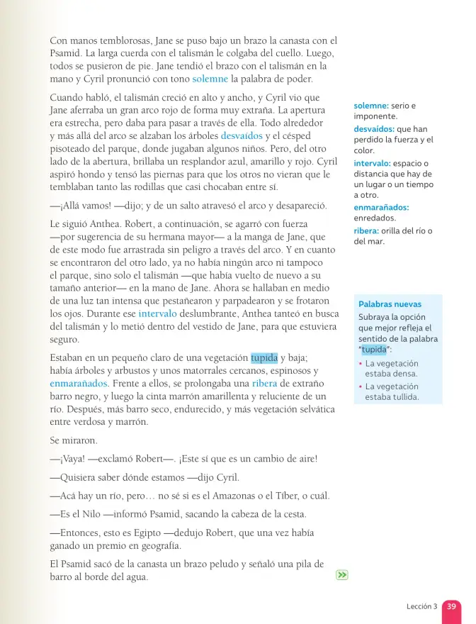 Página 41 de Lenguaje y Comunicación – Sexto Básico | Texto del Estudiante MINEDUC – Descargar PDF · 2024