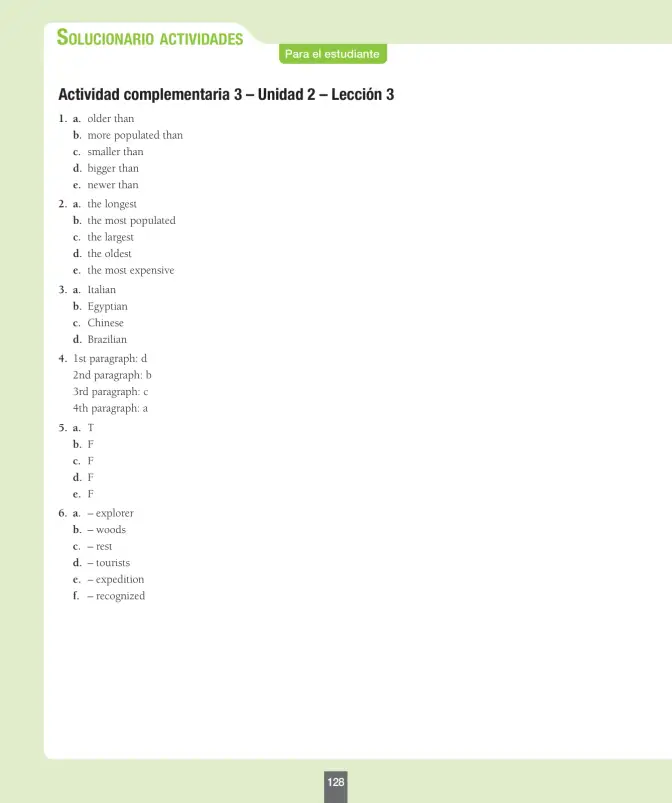 Página 129 de Inglés – Octavo Básico | Student’s Book MINEDUC – Descargar PDF · 2024
