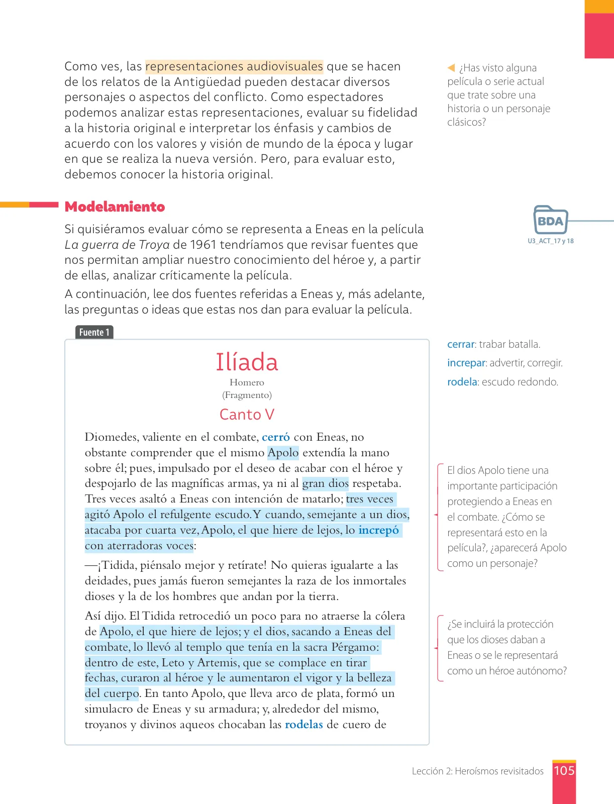 Miniatura página 107 de Lengua y Literatura – Octavo Básico | Texto del Estudiante MINEDUC – Descargar PDF · 2024