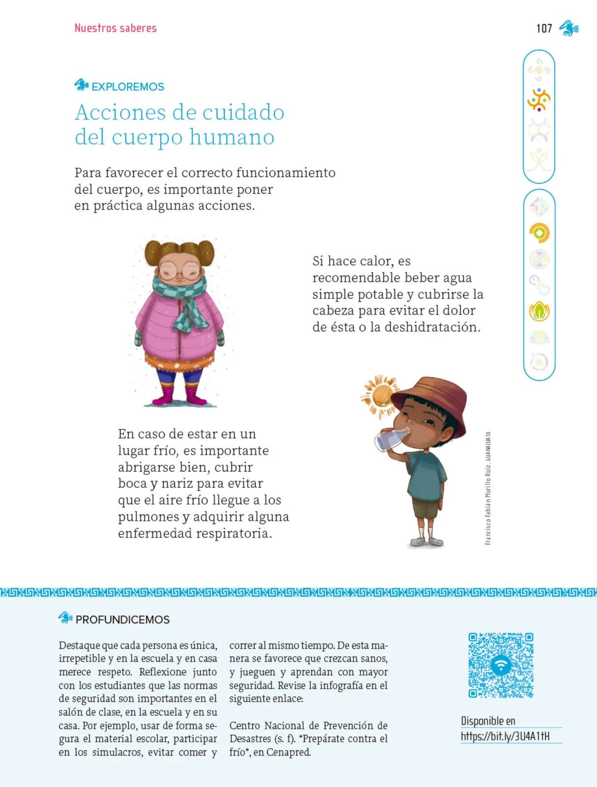 Página 108 de Nuestros saberes: Libro para alumnos, maestros y familia. Libro de Educación Primaria Grado 1° Ciclo Escolar 2025 - 2026