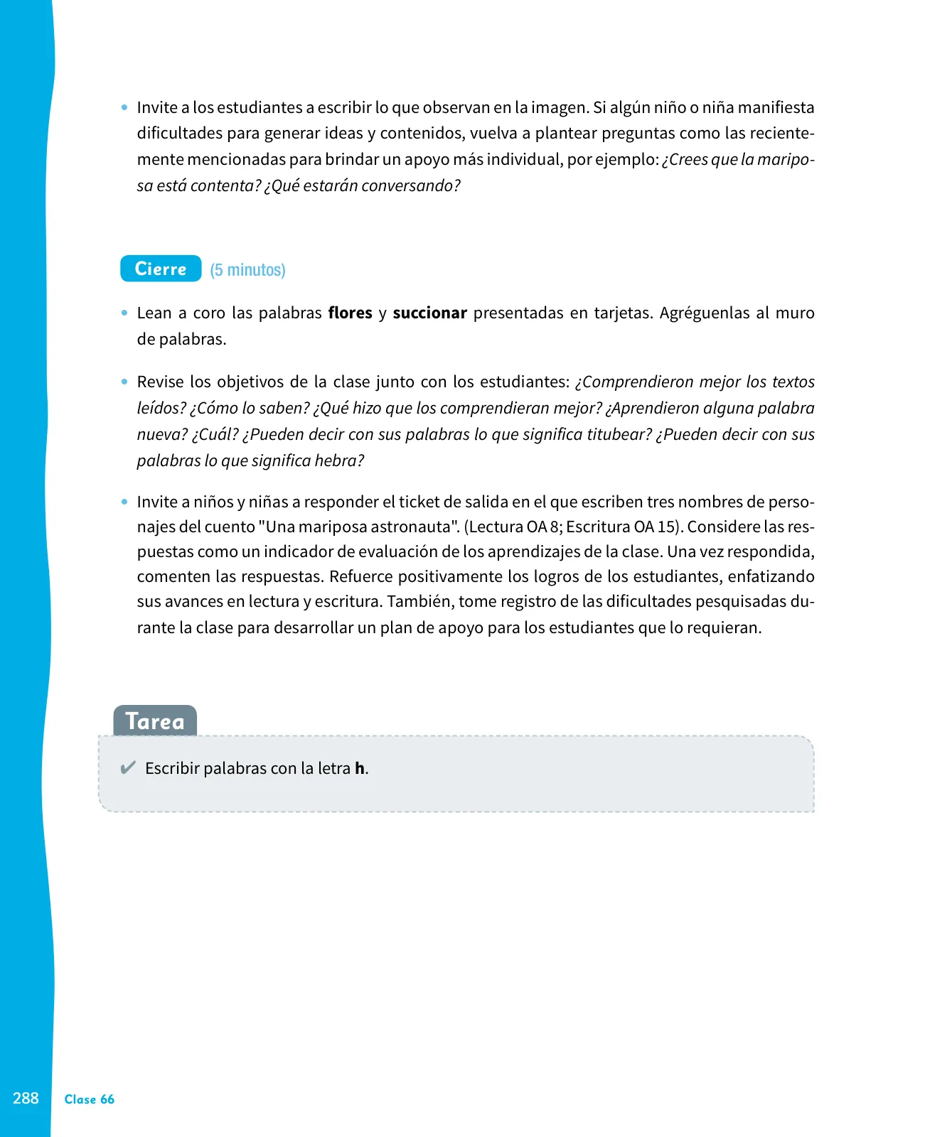Página 289 de Lenguaje y Comunicación – Primero Básico | Texto del Estudiante MINEDUC – Descargar PDF · 2024