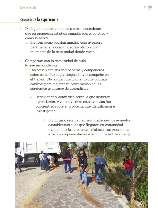 Página 44 de Proyectos de Aula. Libro de Educación Primaria Grado 3° Ciclo Escolar 2025 - 2026