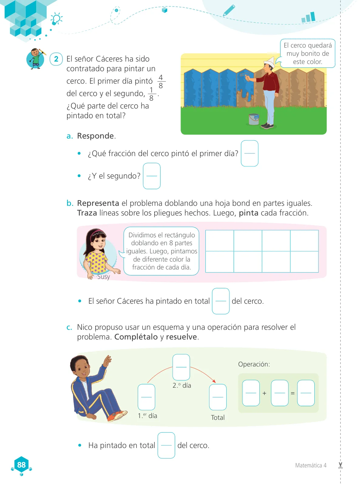 Miniatura página 90 de Matemática 4 : cuaderno de trabajo para cuarto grado de Educación Primaria 2019 · 2019