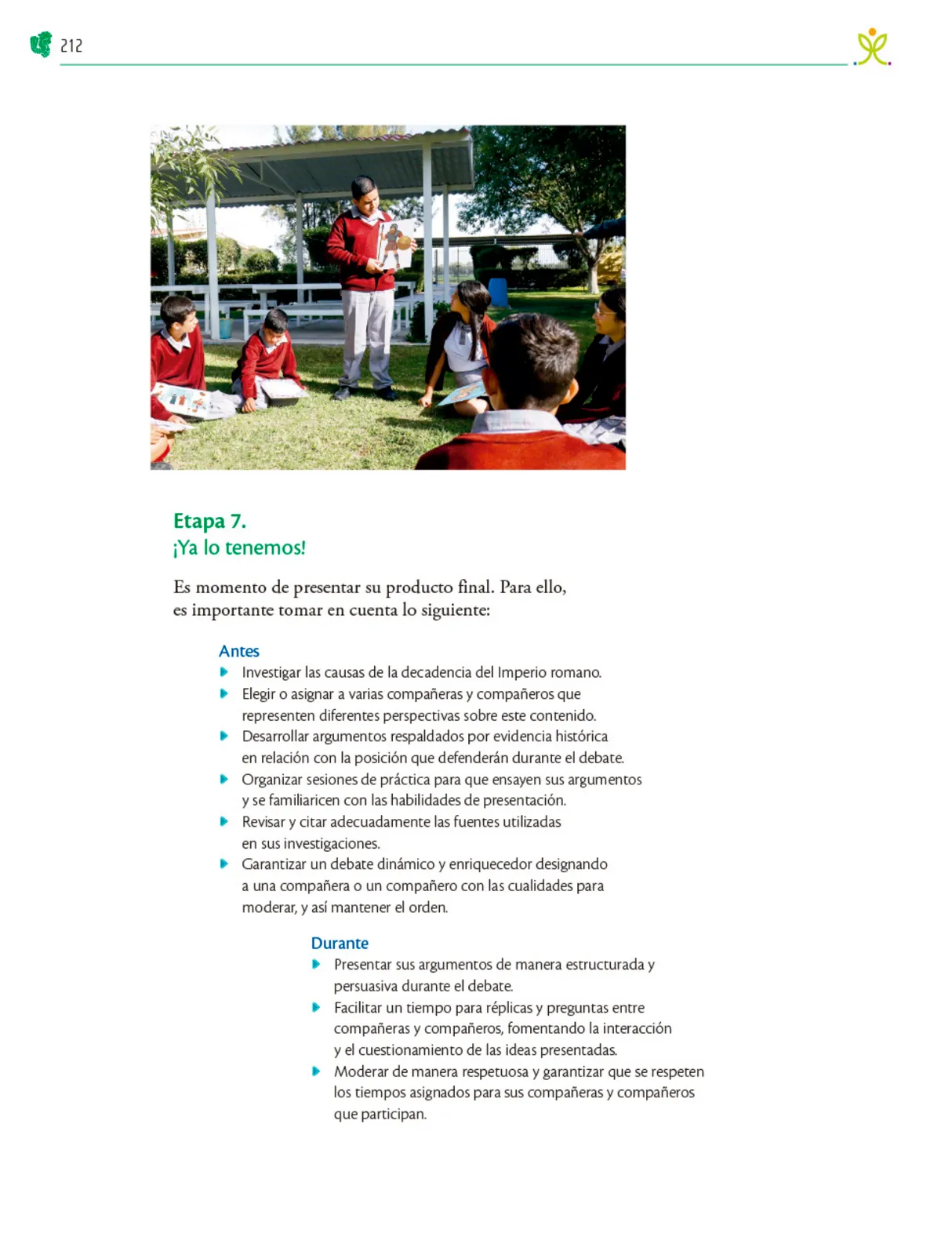 Miniatura página 213 de Colección Nanahuatzin. Nuestro libro de Proyectos. Tomo I.   Libro de Educación Telesecundaria Grado 3°  Ciclo Escolar 2025 - 2026