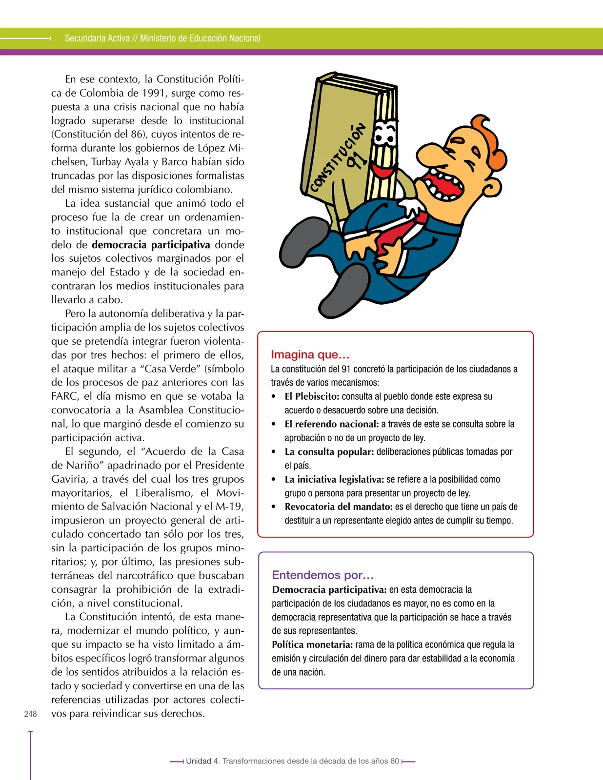 Miniatura página 248 de Ciencias Sociales 9° · Secundaria Activa