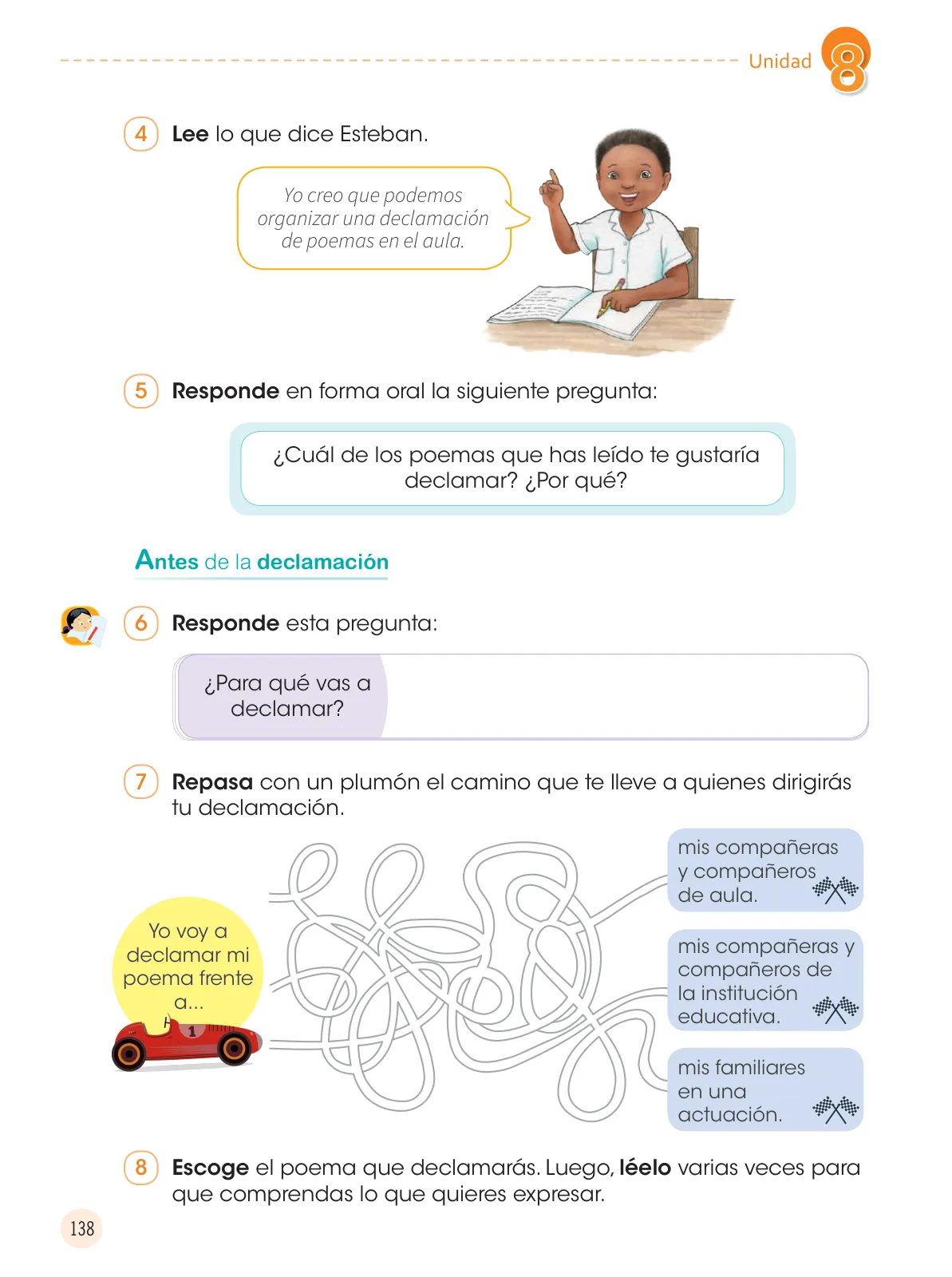 Miniatura página 140 de Comunicación 3 : cuaderno de trabajo para tercer grado de Educación Primaria 2019 · 2019