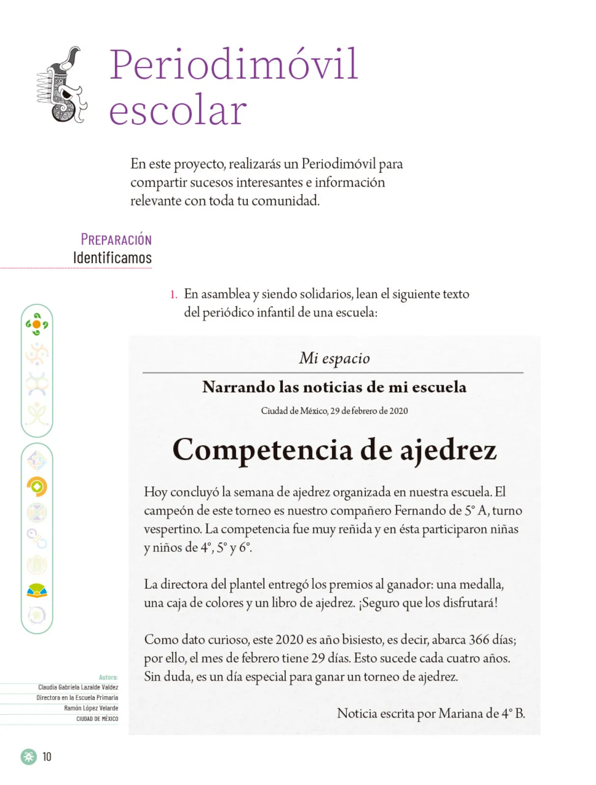 Página 13 de Proyectos Escolares. Libro de Educación Primaria Grado 5° Ciclo Escolar 2025 - 2026