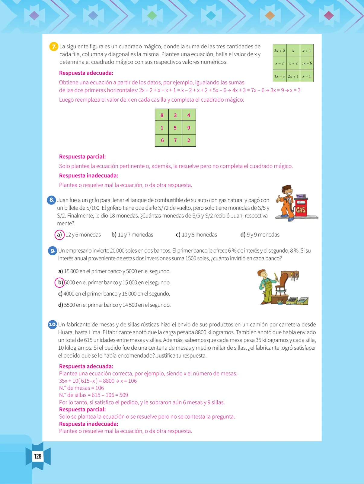 Miniatura página 130 de Resolvamos problemas 1 : manual para el docente 2018 · 2018