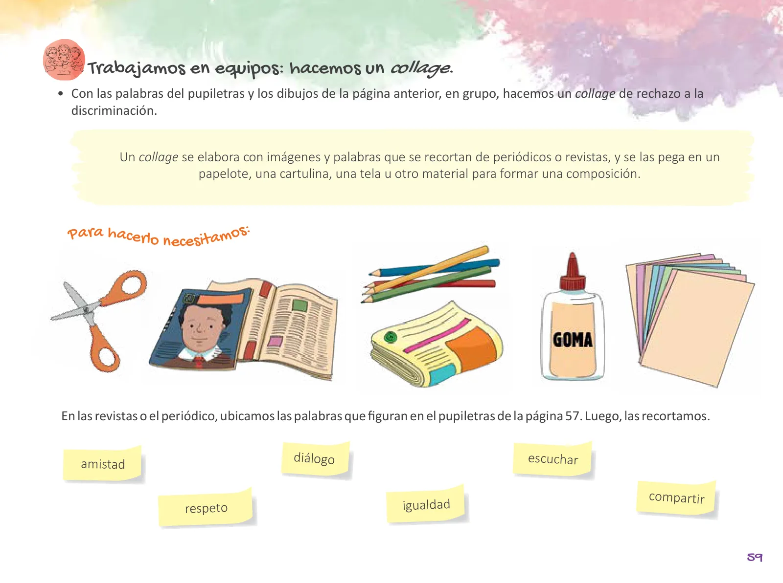 Miniatura página 61 de Cuadernillo de Tutoría 2 : segundo grado de Educación Primaria · 2021