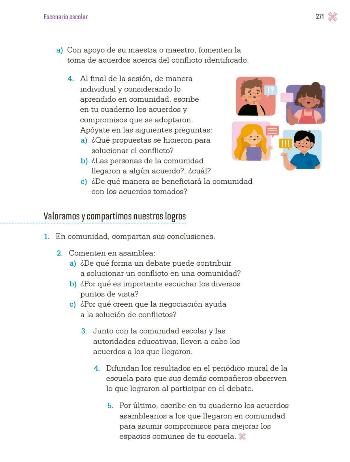 Página 274 de Proyectos Escolares. Libro de Educación Primaria Grado 4° Ciclo Escolar 2025 - 2026
