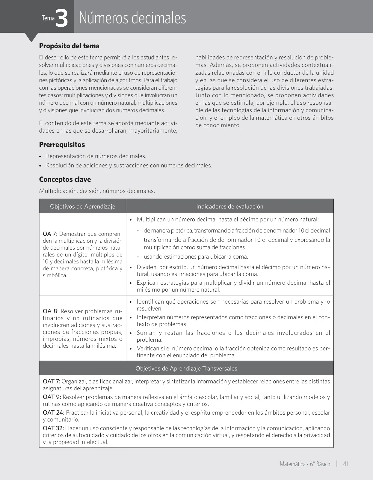 Página 47 de Matemática – Sexto Básico | Texto del Estudiante MINEDUC – Descargar PDF · 2024