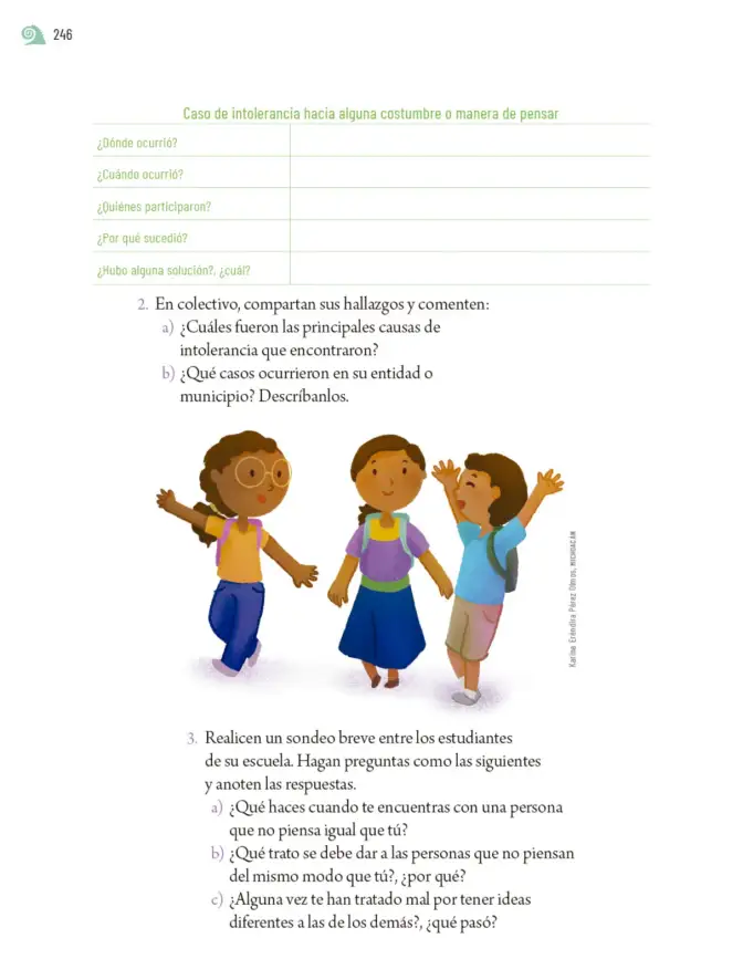 Página 249 de Proyectos de Aula. Libro de Educación Primaria Grado 6° Ciclo Escolar 2025 - 2026