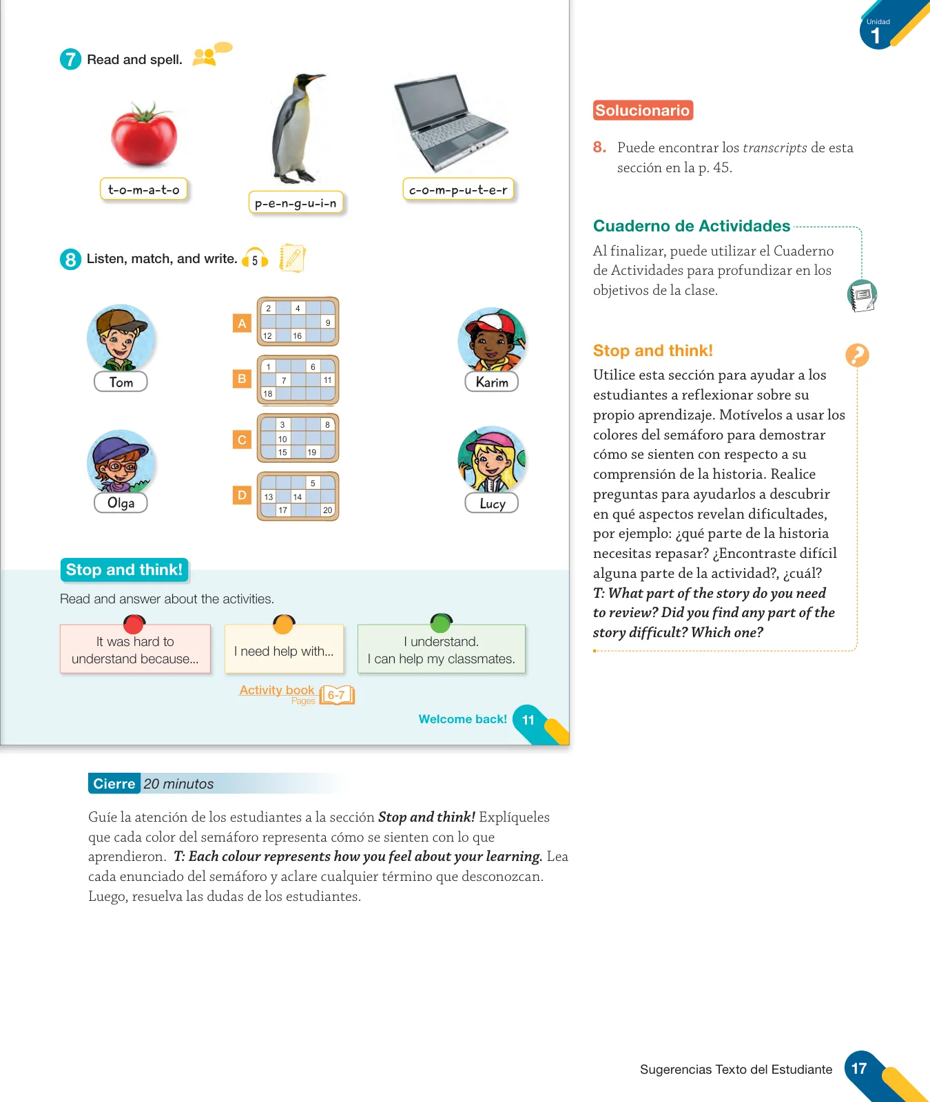 Miniatura página 19 de Inglés – Tercero Básico | Texto del Estudiante MINEDUC – Descargar PDF · 2024