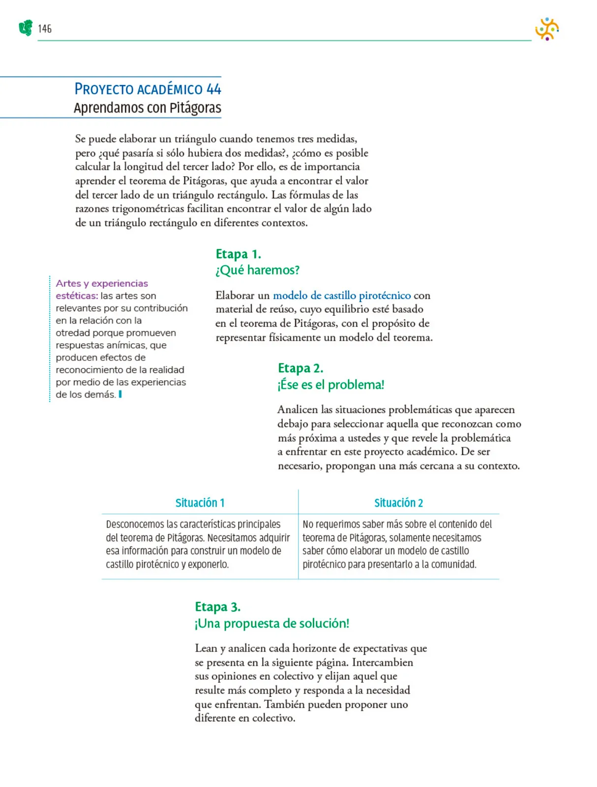 Página 147 de Colección Nanahuatzin. Nuestro libro de Proyectos.  Tomo III.  Libro de Educación Telesecundaria Grado 3°  Ciclo Escolar 2025 - 2026