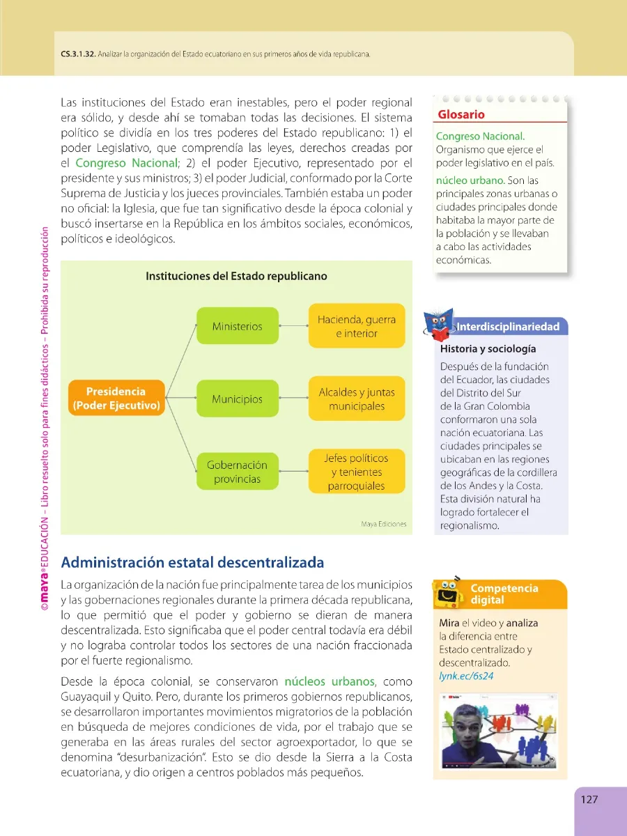 Miniatura página 129 de Estudios Sociales · 6 EGB · 2025