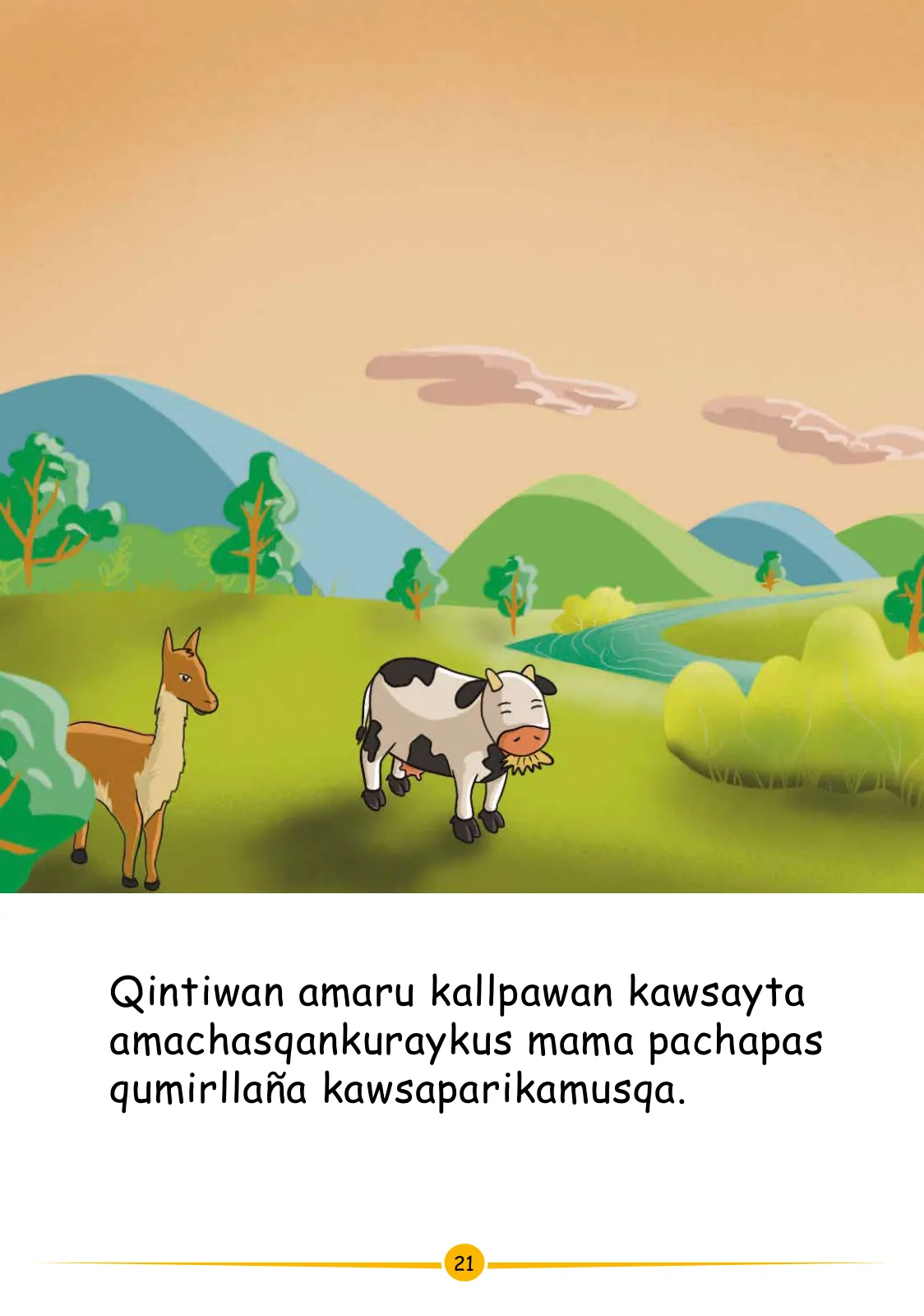 Página 23 de Qintiwan Amaru. Historias y relatos 4 - Inicial - Quechua chanka · 2023