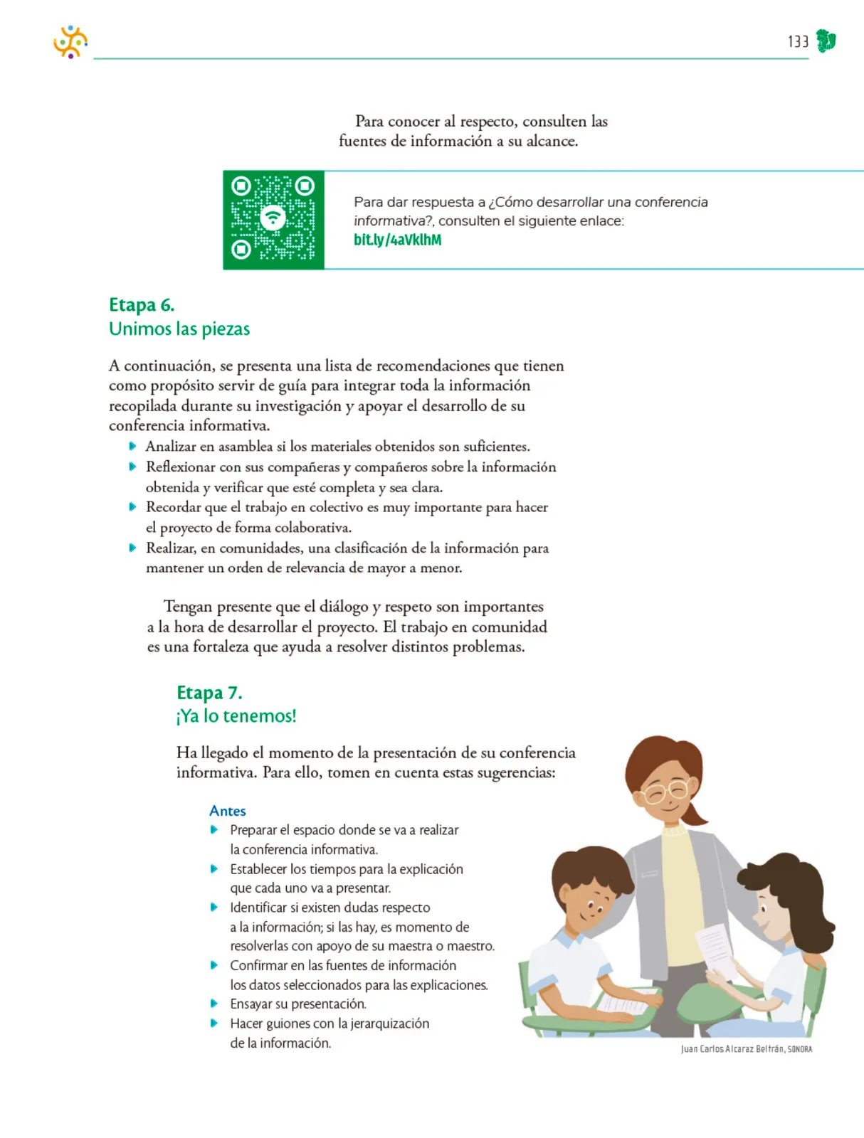 Página 134 de Colección Nanahuatzin. Nuestro libro de Proyectos. Tomo II. Libro de Educación Telesecundaria Grado 3° Ciclo Escolar 2025 - 2026