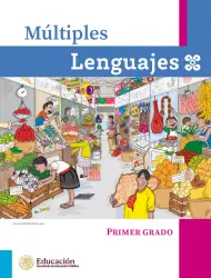 Página de Múltiples lenguajes. Libro de Educación Primaria Grado 1° Ciclo Escolar 2025 - 2026