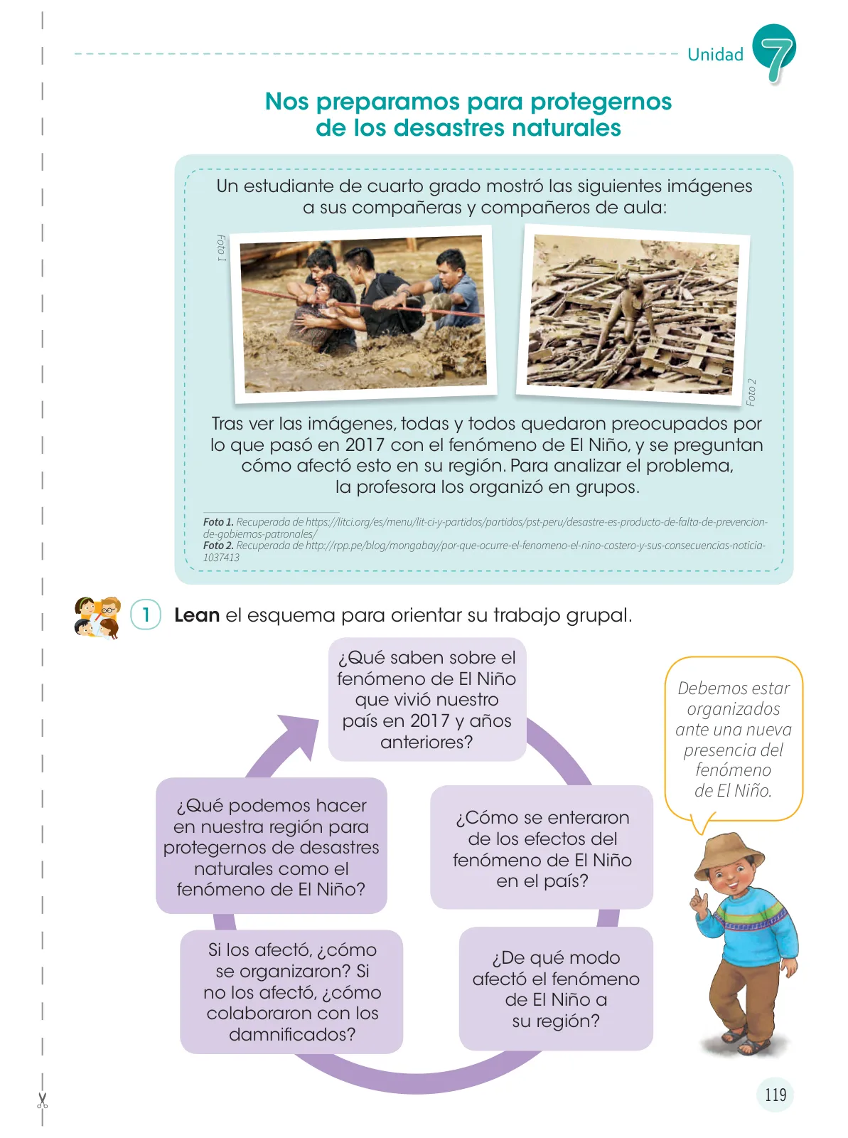 Miniatura página 121 de Comunicación 4 : cuaderno de trabajo para cuarto grado de Educación Primaria 2019 · 2019