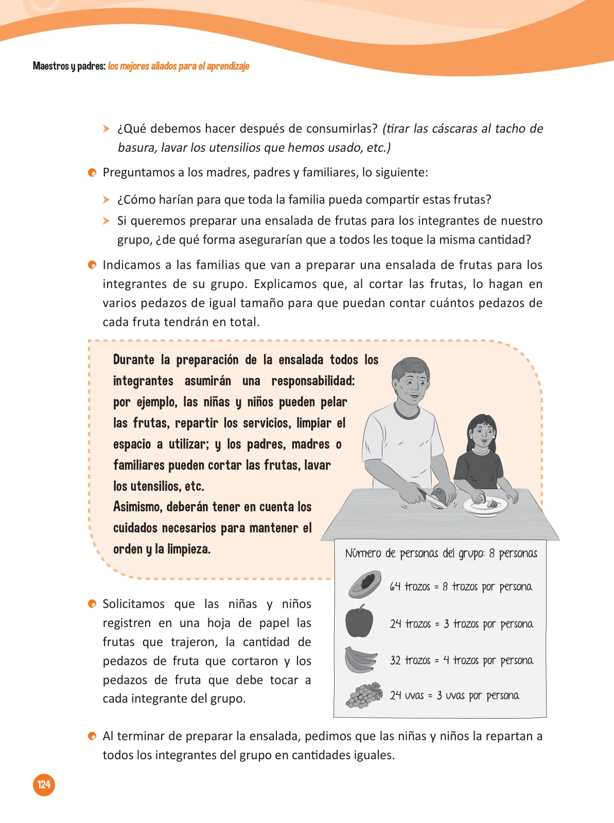 Página 126 de Guía para el trabajo docente con las familias del ciclo IV de Primaria · 2016