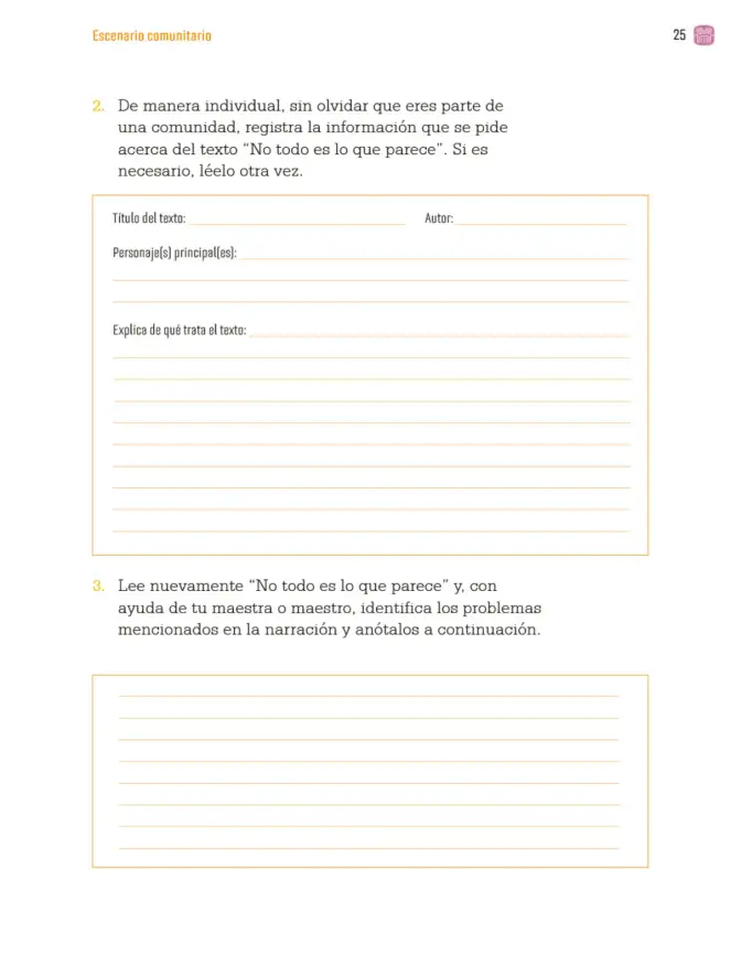 Página 28 de Proyectos Comunitarios. Libro de Educación Primaria Grado 3° Ciclo Escolar 2025 - 2026