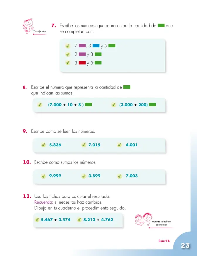 Página 23 de Matematica 2° · Cartilla 02