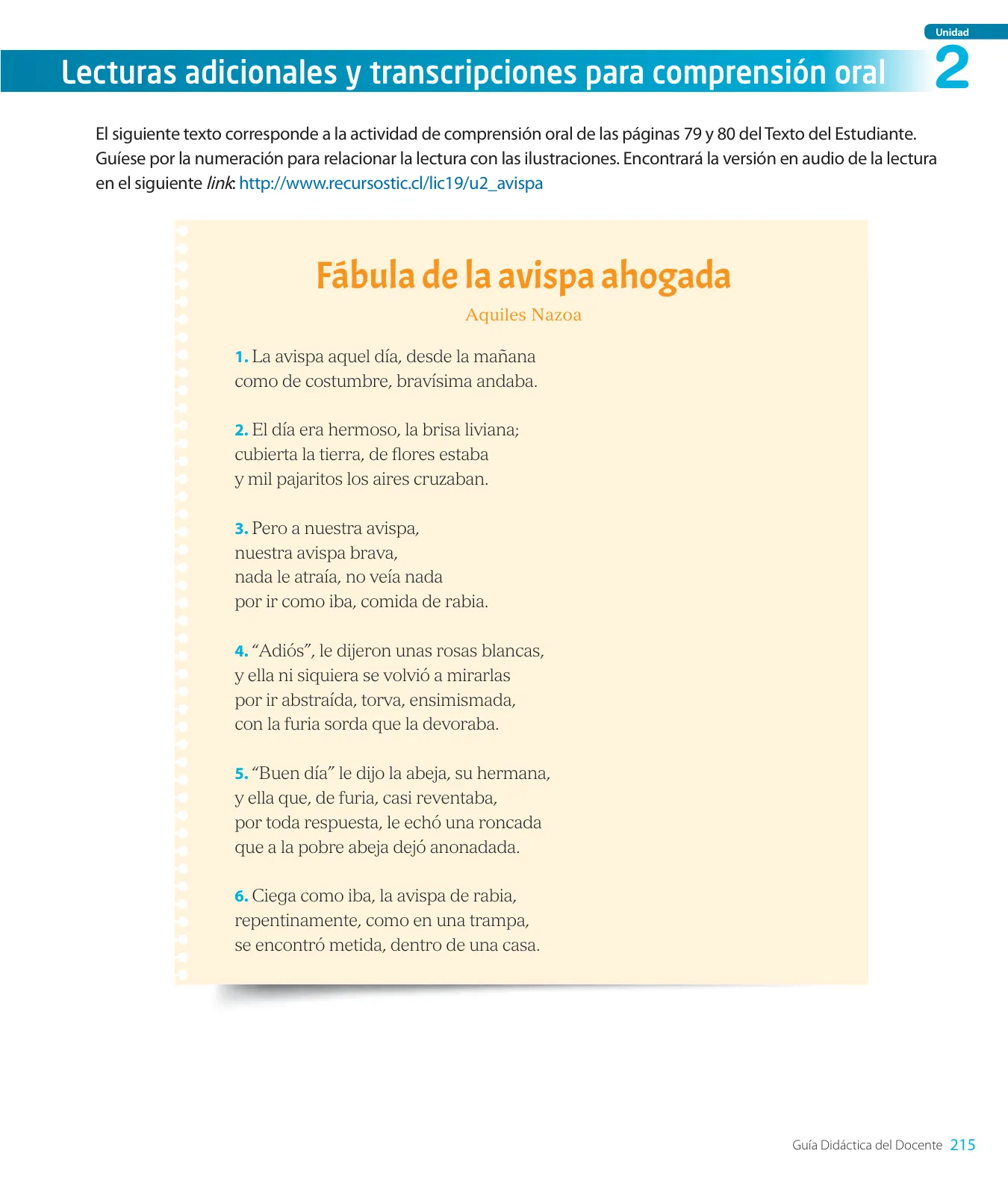 Página 217 de Lenguaje y Comunicación – Segundo Básico – Texto del Estudiante MINEDUC – Descargar PDF · 2024