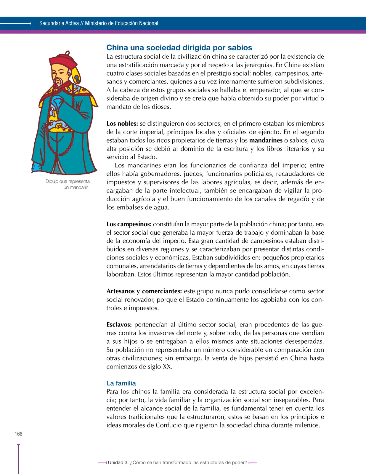Miniatura página 168 de Ciencias Sociales 6° · Secundaria Activa