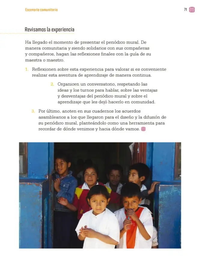 Página 74 de Proyectos Comunitarios. Libro de Educación Primaria Grado 3° Ciclo Escolar 2025 - 2026