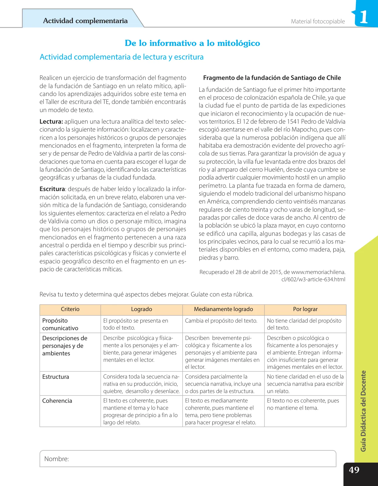 Página 60 de Lenguaje y Comunicación – Sexto Básico | Texto del Estudiante MINEDUC – Descargar PDF · 2024