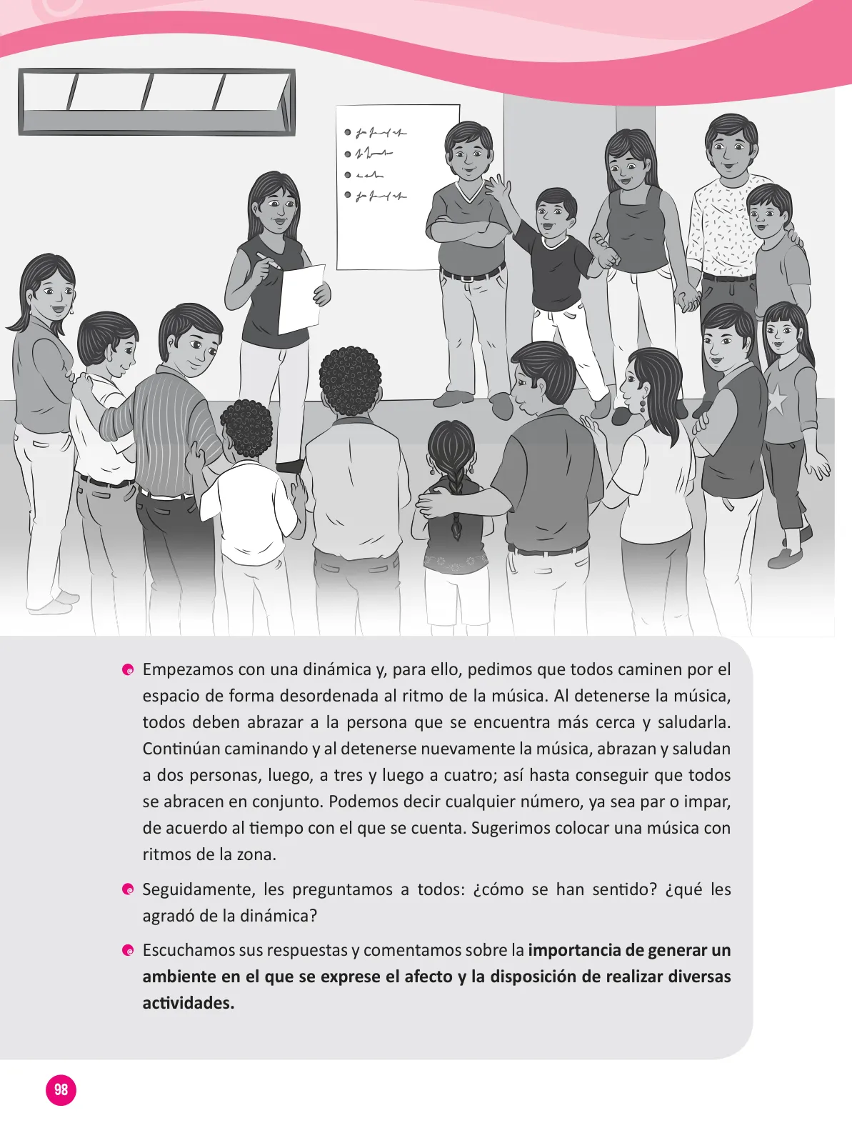 Página 100 de Guía para el trabajo docente con las familias del ciclo III de Primaria · 2016