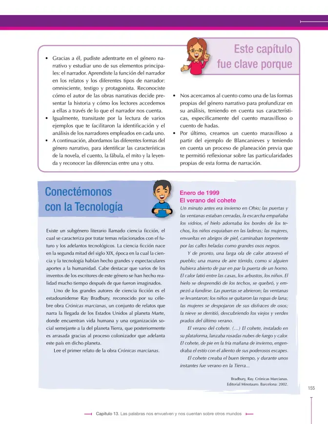 Página 155 de Lenguaje 6° · Secundaria Activa