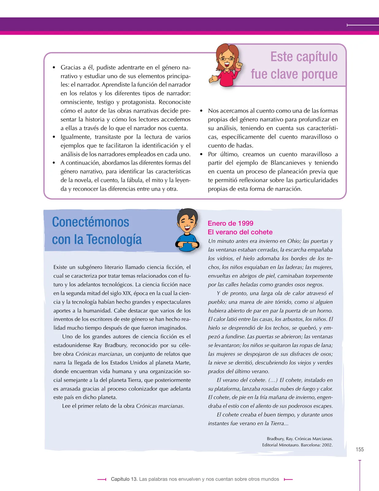 Miniatura página 155 de Lenguaje 6° · Secundaria Activa