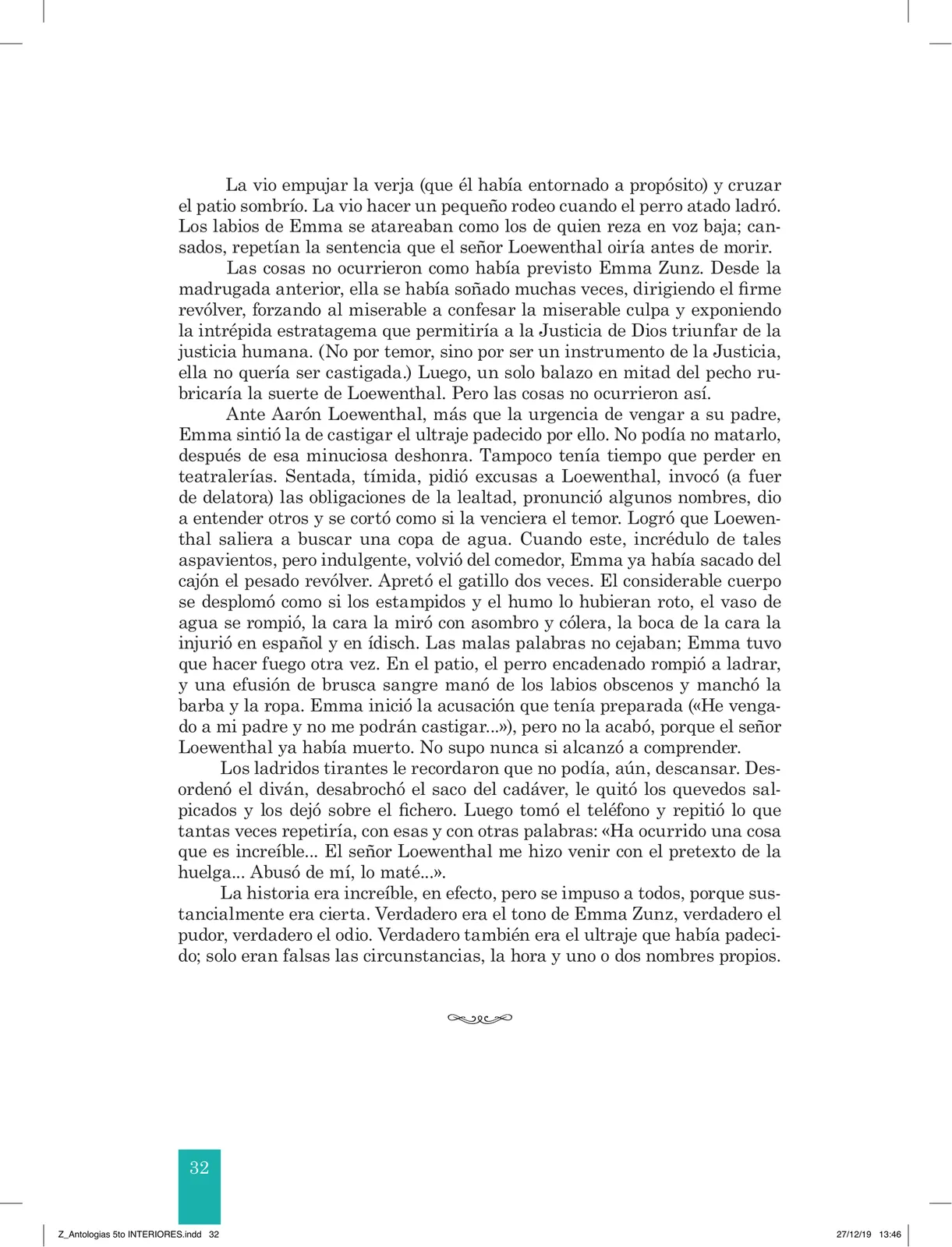 Página 34 de Antología literaria 5 · 2019