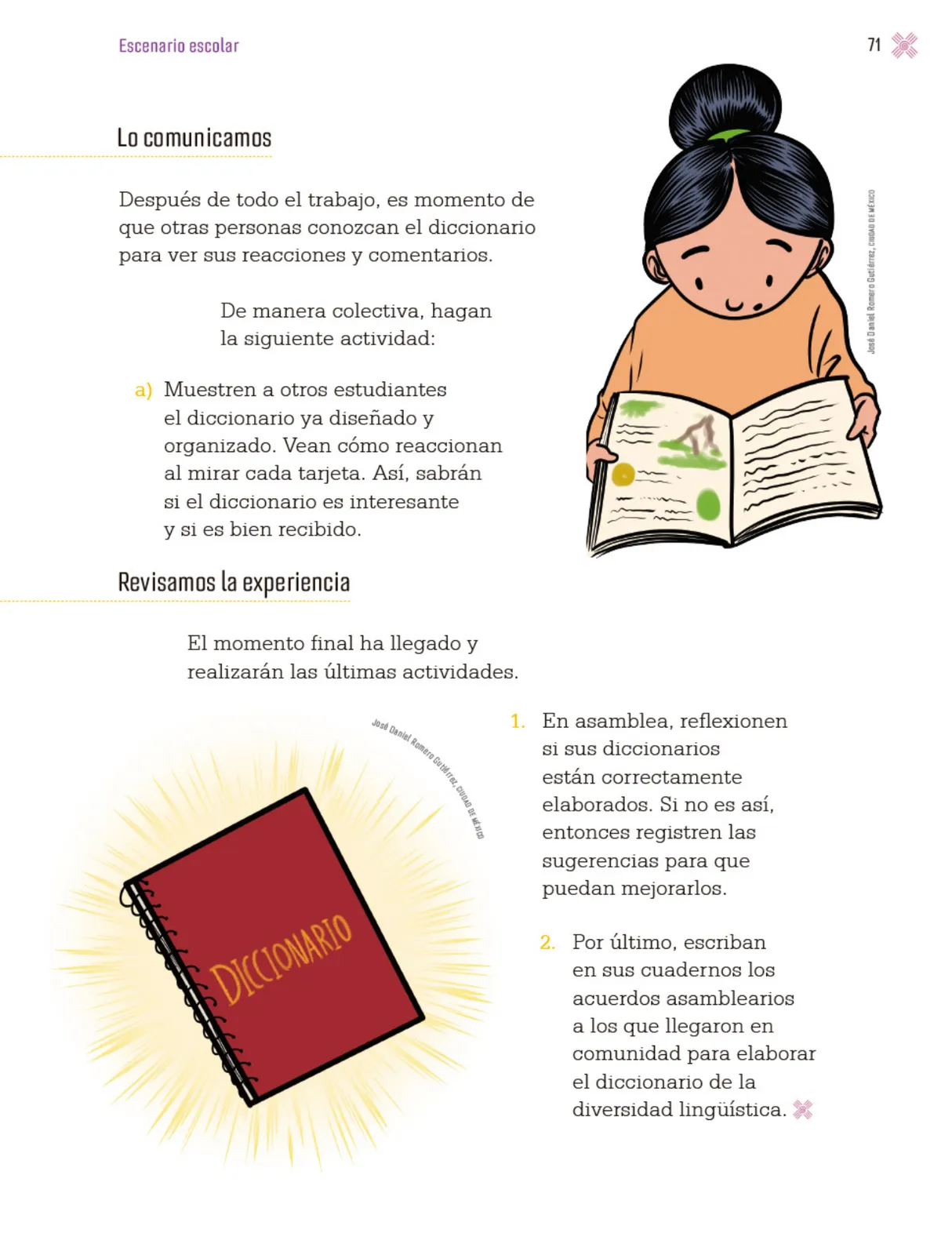 Miniatura página 74 de Proyectos Escolares.   Libro de Educación Primaria Grado 3°  Ciclo Escolar 2025 - 2026