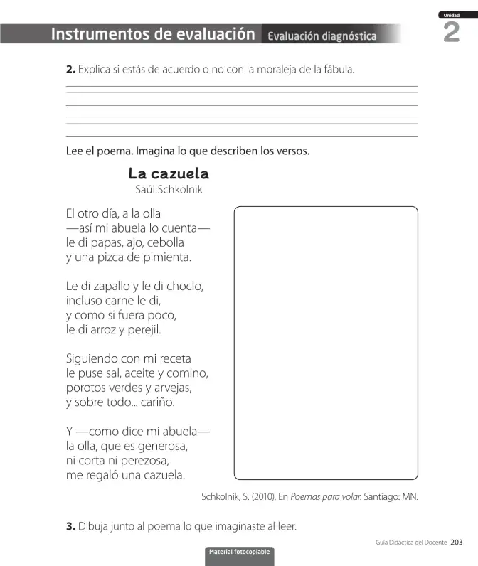 Página 205 de Lenguaje y Comunicación – Segundo Básico – Texto del Estudiante MINEDUC – Descargar PDF · 2024