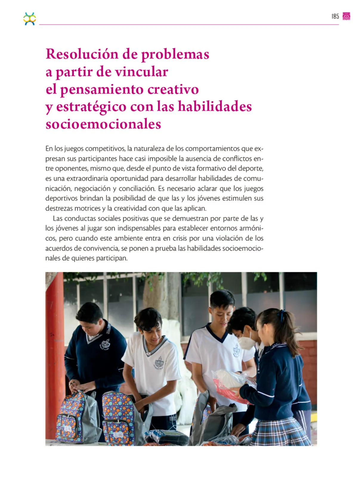 Página 186 de Colección Nanahuatzin. De lo humano y lo comunitario. Libro de Educación Secundaria Grado 3° Ciclo Escolar 2025 - 2026