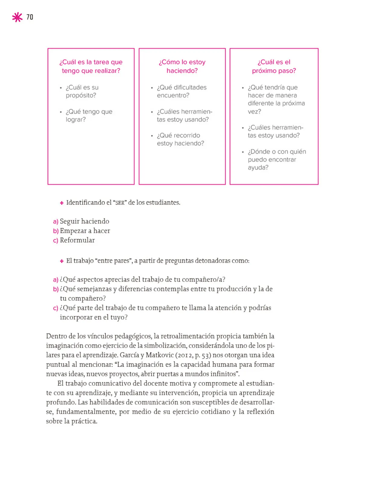 Página 71 de Un libro sin recetas, para la maestra y el maestro. Fase 5  Libro de Educación Primaria Grado 5°, 6°  Ciclo Escolar 2025 - 2026