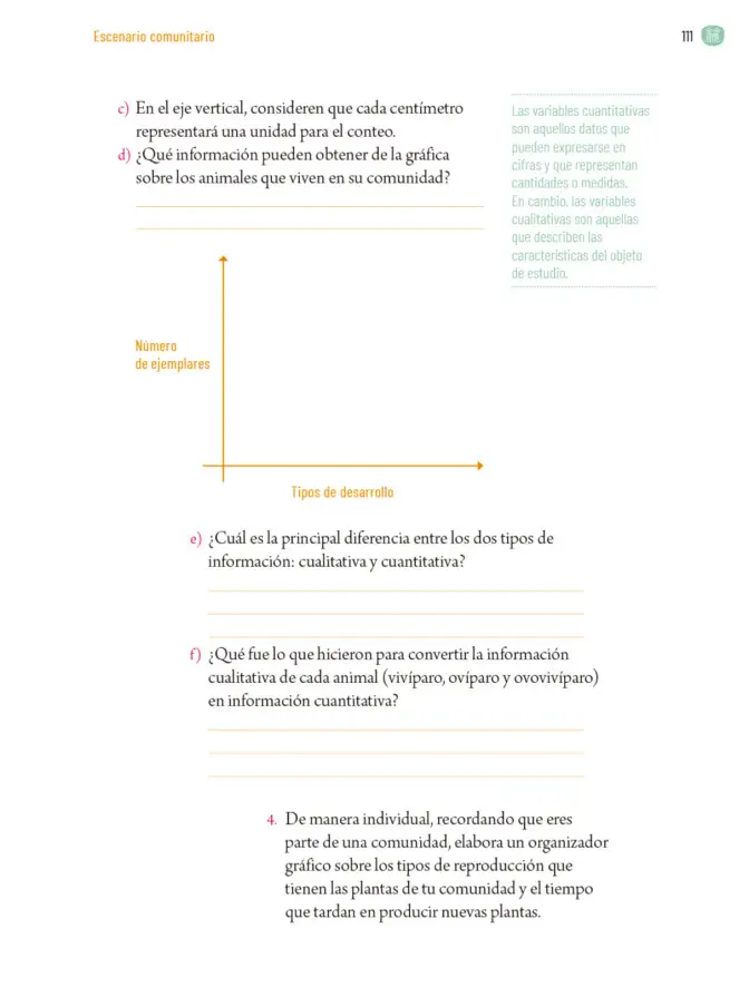 Página 114 de Proyectos Comunitarios. Libro de Educación Primaria Grado 5° Ciclo Escolar 2025 - 2026