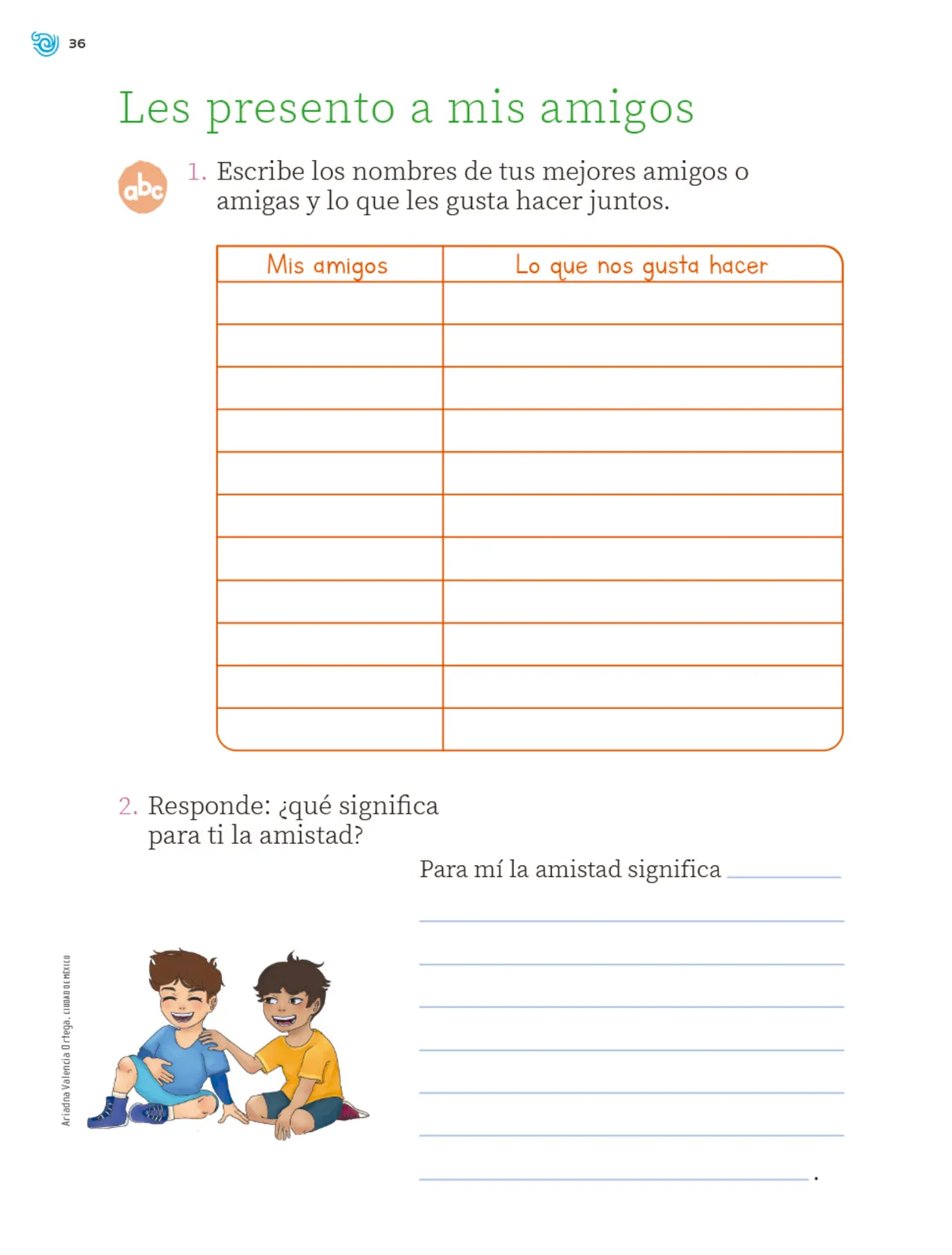 Página 37 de Múltiples lenguajes. Trazos y palabras. Libro de Educación Primaria Grado 2° Ciclo Escolar 2025 - 2026